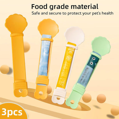 🥳HOT SALE🥳💞50K+ SOLD! Cat Feeder Spoon – From £7.99! BPA-free, one-hand squeeze & wide spoon. Clean feeding – grab yours! ✅