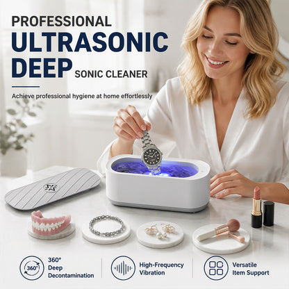 🔍 LIMITED‑TIME 50% OFF! ⚡ Portable Ultrasonic Cleaner – No‑Scrub, Multi‑Purpose ✨