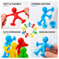 Colorful Mini Suction Cup Character Toys