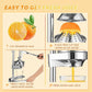 🍊🌀 Manual citrus juicer – 50% OFF! Stainless steel, sturdy aluminium juicer – perfect for oranges, lemons and pomegranates. 🥤