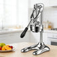 🍊🌀 Manual citrus juicer – 50% OFF! Stainless steel, sturdy aluminium juicer – perfect for oranges, lemons and pomegranates. 🥤