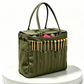 Canvas Yarn Storage Bag with Needle Pockets