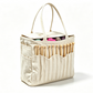 Canvas Yarn Storage Bag with Needle Pockets