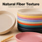 Unbreakable Wheat Straw Dinner Plates