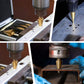 Pagoda-shaped Drill Bits Set with Aluminum Storage Case