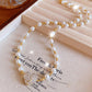 Magnetic Heart Pearl Necklace