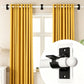 No-Drill Curtain Rod Brackets