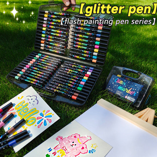 Glitter Art Pen Set for Crafts & Drawing