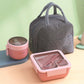🍱50% OFF NOW! Portioned Microwave‑Safe Lunch Box with Cutlery Storage, 850ML Compartment Bento Box, Leak‑Proof Food Container for Office, School & Outdoor Meal Prep