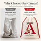 Christmas Alphabet Canvas Drawstring Bag