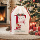 Christmas Alphabet Canvas Drawstring Bag