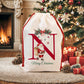 Christmas Alphabet Canvas Drawstring Bag