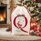 Christmas Alphabet Canvas Drawstring Bag