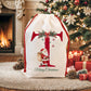 Christmas Alphabet Canvas Drawstring Bag