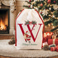 Christmas Alphabet Canvas Drawstring Bag