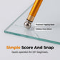 Professional Diamond Glass Cutter with Alloy Handle Roller Wheel