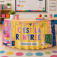 📚50% OFF NOW! Vibrant Classroom Party Table Skirt‑ First Day of School Decorative Table Cover Skirt, Reusable Back‑to‑School Tablecloth for Classroom Welcome Events & School Parties