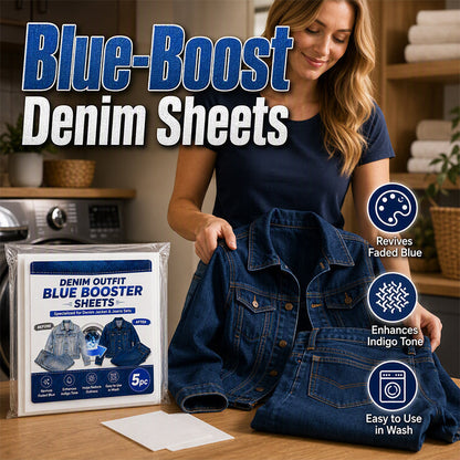 🥳2026 HOT SALE🥳💞Color-Reviving Laundry Sheets for Faded Denim