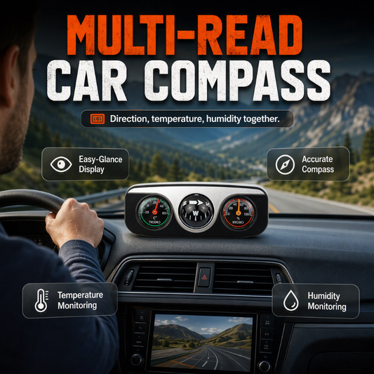 🥰🔥Hot sale -50% OFF🚗Multi-Functional Car Dashboard Compass
