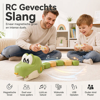 🐍 Save 50%! 🎮 RC Magnetic Snake – Battle game & spliced tail ✨