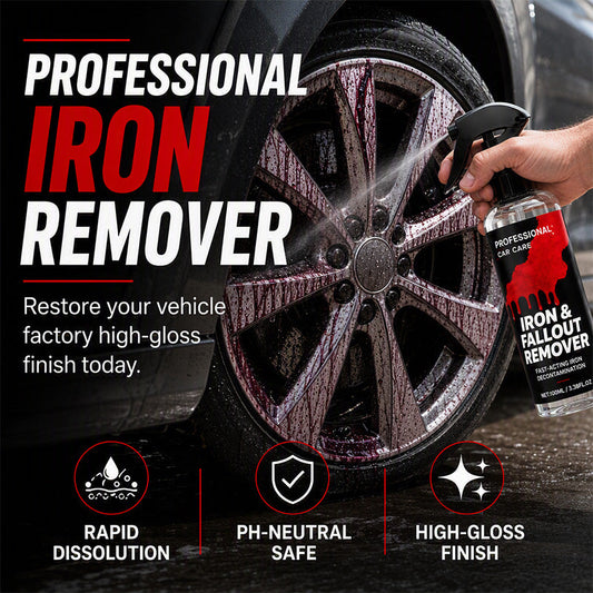 🚗50% OFF NOW! Fast-Acting Car Iron and Fallout Remover Spray‑pH Neutral Wheel & Paint Decontamination Spray, Dissolves Brake Dust, Rust Spots & Metal Particles