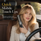 2-in-1 Cordless Electric Hair Straightener & Curling Brush