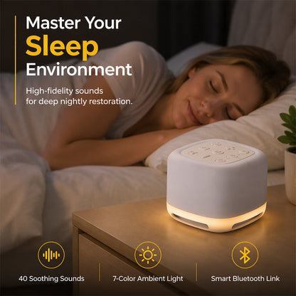 White Noise Machine with Night Light and Smart Timer