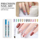 💅 12-Color Nail Art Pens: 0.7mm Ultra-Fine Tip, Quick-Dry, Waterproof, Water-Based, Fade-Resistant