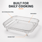 Stackable air fryer racks