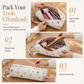 ✨Limited-Time Sales💖Portable Hair Tool Organizer Bag – Quilted Travel Case with Handle