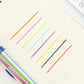 🌈🎨8-colour push-button coloured pencils, free from any chemical ingredients, suitable for children to draw and write with