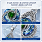 💎 Celtic Knot Birthstone Necklace: Heart Crystal, 12 Colors, Copper & Zircon, 45+5cm Chain