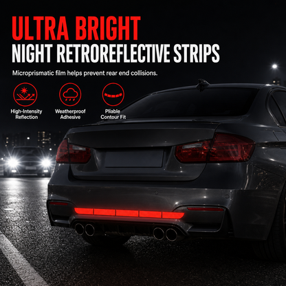 🏆 Last Day Special Price £9.99! ✨Buy 3 Get 2 Free🚗Be Seen Instantly! No-Dark Reflective Bumper Strips