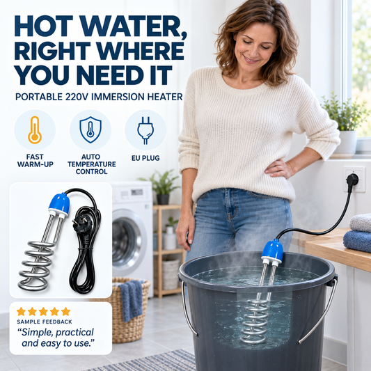 Stainless Steel Spiral Immersion Water Heater