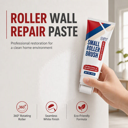 🧱🖌️✨ 50% OFF NOW! Waterproof wall repair paste with a built-in small roller brush—a revolutionary all-in-one solution for easy, mess-free application and long-lasting results 🏠