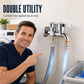 🚰 Dual-Outlet Laundry Faucet | Independent Controls