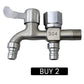 🚰 Dual-Outlet Laundry Faucet | Independent Controls