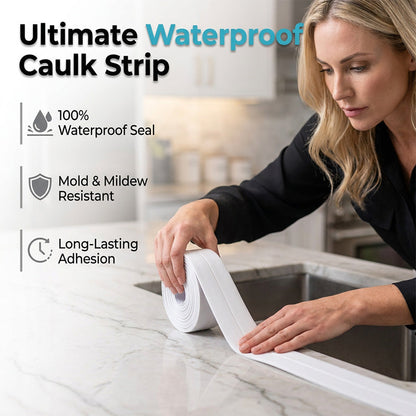 Seal Any Gap Instantly! No-Mess Peel-and-Stick Caulk Strip