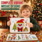 ⏳Limited-time 50% off⏰Kids Christmas 3D Mushroom Nail Pegboard Toy Set