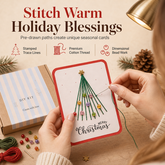 🔥CHRISTMAS SALE ONLY￡9.99!🎁🎄Merry Christmas DIY Greeting Card Making Kit