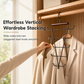 Heavy-Duty V-Shaped Clothes Hanger with Hook