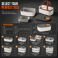 Leakproof and Microwave Safe 304 Stainless Steel Divided Lunch Box