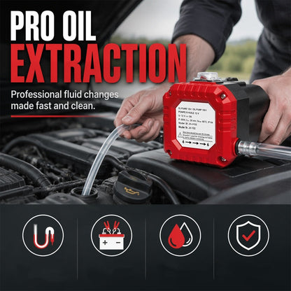 Portable Electric Engine Oil Extractor Pump for Vehicle Maintenance