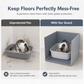 Oxford Cloth Cat Litter Box Splash Guard Fence