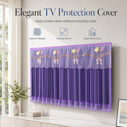 Ultra-Thin TV Dust Cover for Wall-Mounted LCD Screens