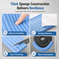 Adhesive Pipe Insulation Wrap Outdoor Winter Anti Freeze Thermal Foam Sleeve for Water and Solar Pipes