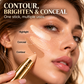 Natural Seamless Concealer Stick – 3-In-1 Conceal, Brighten & Sculpt