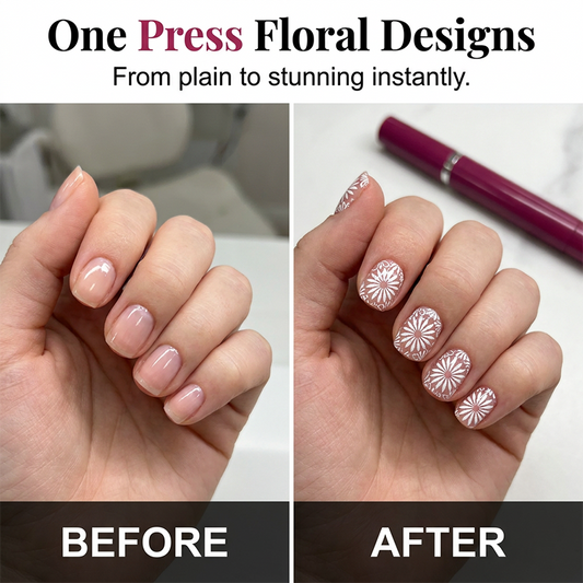 💅 LIMITED-TIME 50% OFF! ✨ Nail Art Stamping Tool Kit – Creative, Simple, Salon-Quality 🌸