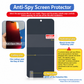 Gradient Privacy Hydrogel Screen Protector Colorful Anti TPU Film with Easy Installation Positioning Sticker Compatible with 18 Pro Max 17 Air 16 15 14 Series