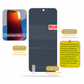 Gradient Privacy Hydrogel Screen Protector Colorful Anti TPU Film with Easy Installation Positioning Sticker Compatible with 18 Pro Max 17 Air 16 15 14 Series